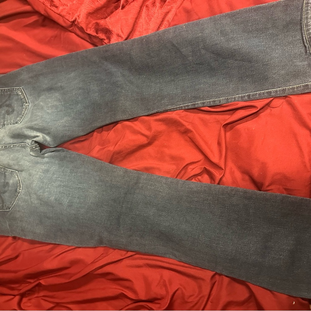 AG Adriano Goldschmied Men's Bootcut Jeans - Dark Blue - Picture 6 of 8